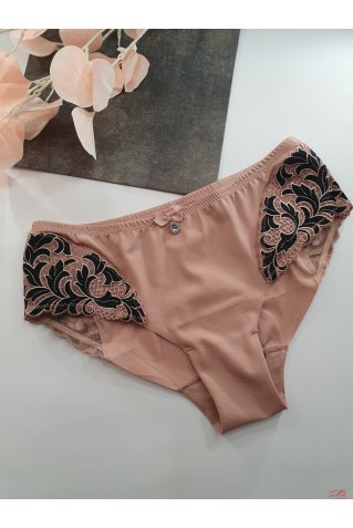 Трусики сліпи з мікрофібри з мереживом Lanny Mode 51294